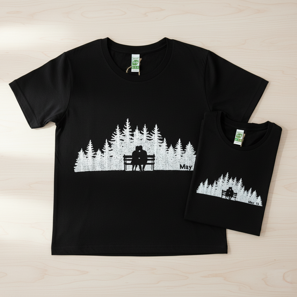 Set Tricouri Personalizate "Îndrăgostiți în Pădure"